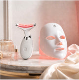 The Complete Glow Kit — RadianceLab Pro LED Mask + 7-in-1 LED Neck & Face Sculptor